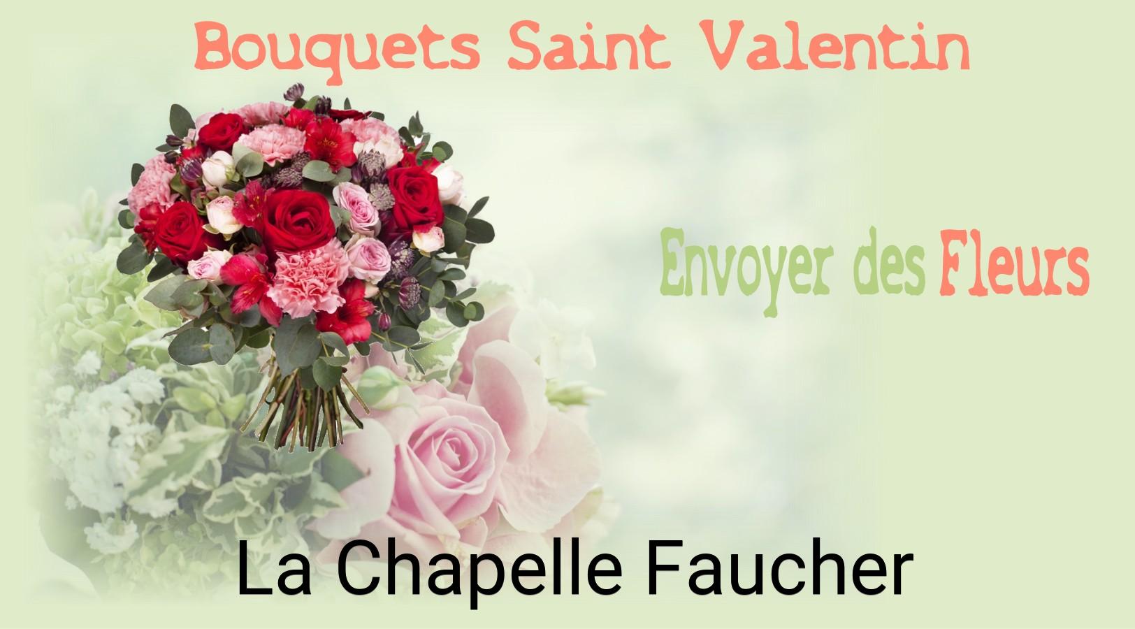 Roses de Saint-Valentin livrées à La Chapelle-Faucher